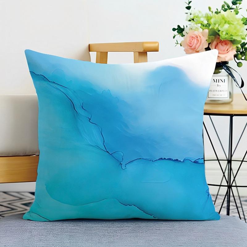 Наволочка с рисунком мраморной текстуры для спальни, гостиной, квадратная подушка, наволочка