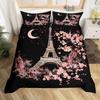 Supply Eiffel Tower series three-piece ebay bed sheet quilt cover home textile