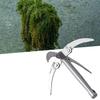 2Pcs/Set Sharp Blades 15 Meters Rope Grass Hook Stainless Steel Four Claws Special Water Grass Cutter Fishing Supplies