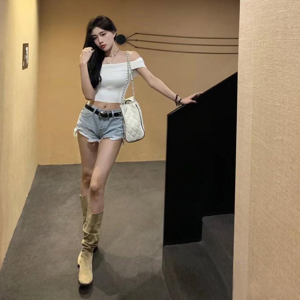 Узкие сапоги женские интернет-знаменитости 2025 года осень и зима новые плиссированные сапоги с начесом высокие рыцарские сапоги до колена сапоги до бедра