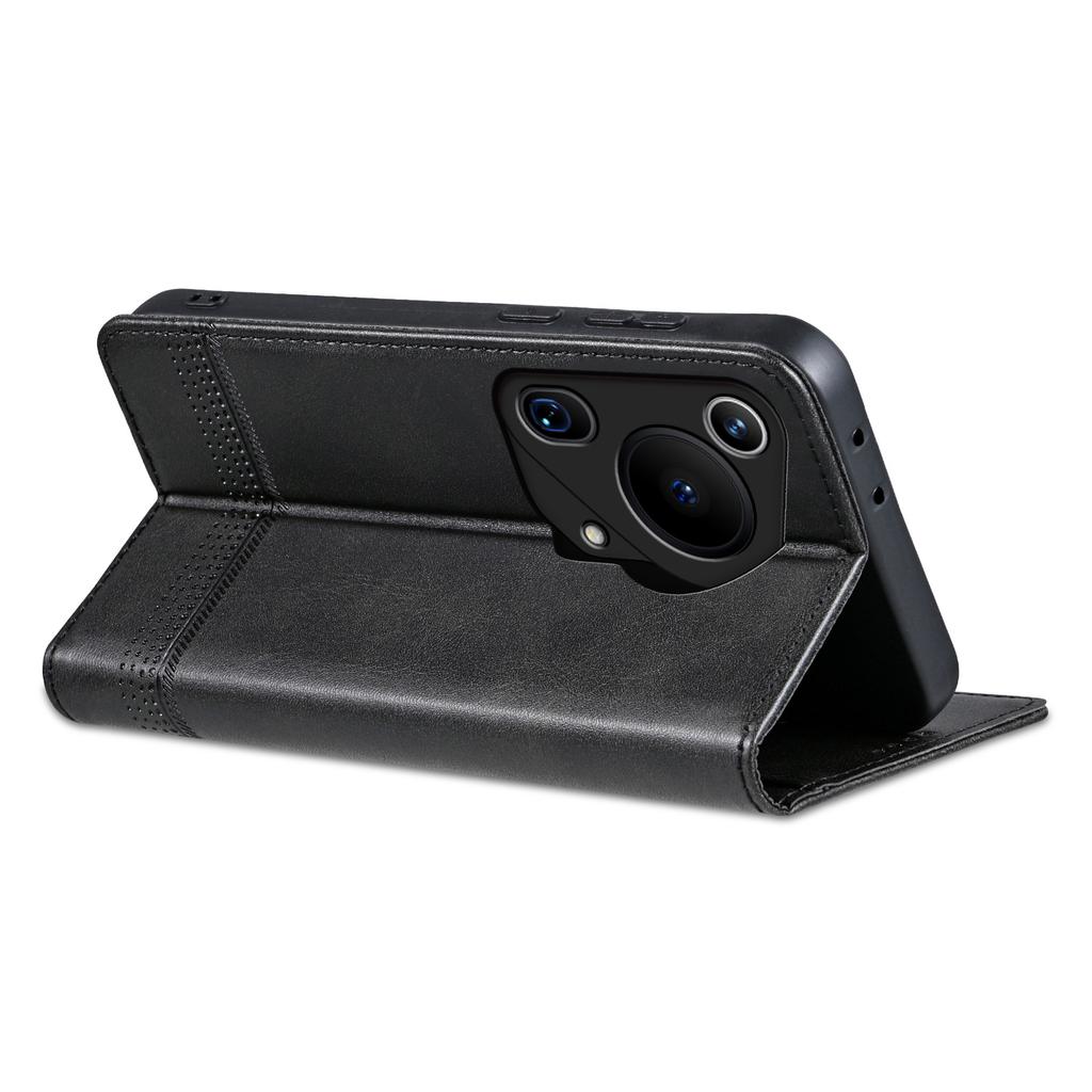 AZNS For Huawei Pura 70 Ultra Case PU Leather Magnetic Closure Shockproof Flip Phone Cover