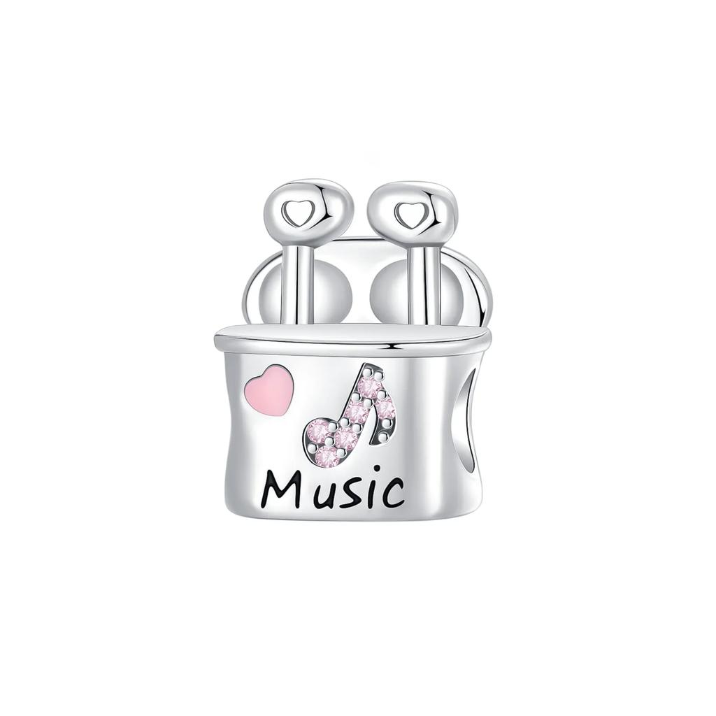 Copper Music Charms Beads Musical Note Piano Guitar Headset Earrings Pendants Fit Bracelet Diy Fine Jewelry Gift