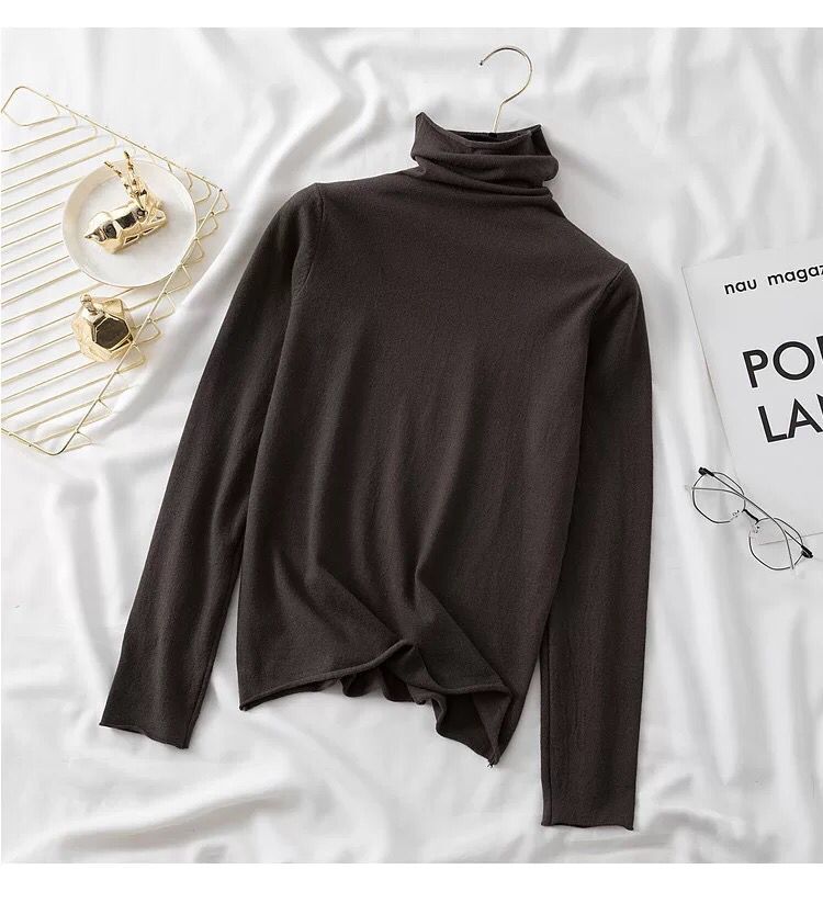 Водолазка женские свитера осень-зима вязаный свитер пуловер свитера с длинными рукавами топы мягкий джемпер Pull Femme 17018