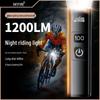 black digital display front light with red taillight set