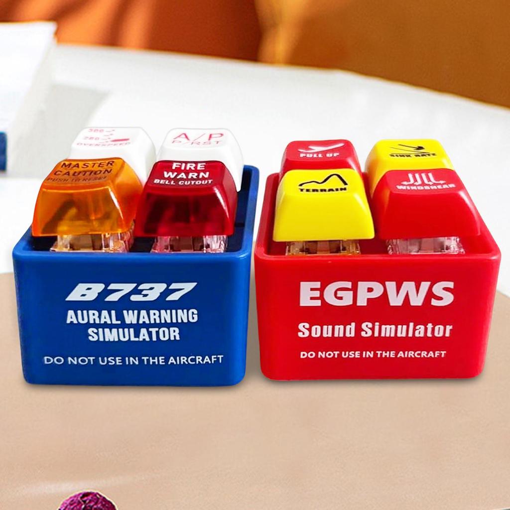 Брелок-брелок аварийного оповещения самолета Симулятор предупреждающего звука Egpws Брелок-подвеска для сигнализации экипажа Подвеска для рюкзака Декор для салона автомобиля
