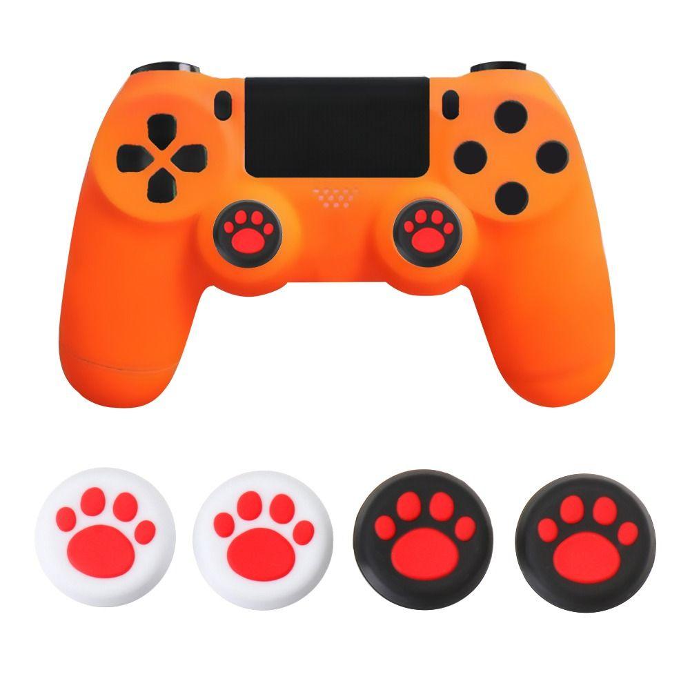 4 Pcs New Cover Analog Caps Silicone Thumb Sticks Grips Controller