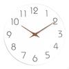 Circle Digital Wall Clock, Silent Art Decors 10 Inch Hanging Minimalist Collection for Hallway