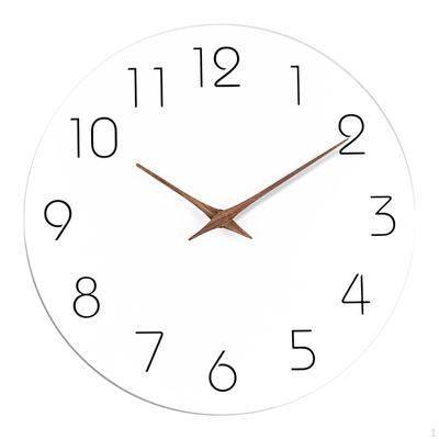 Круглые цифровые настенные часы, Silent Art Decors, 10-дюймовая подвесная минималистская коллекция для прихожей
