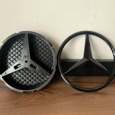 Новый Значок решетки радиатора для Mercedes Benz Стиль сетки Передняя эмблема для Mercedes benz AMG A B C E CLA CLS SLK GL Metris GLK GLA G R V VITO