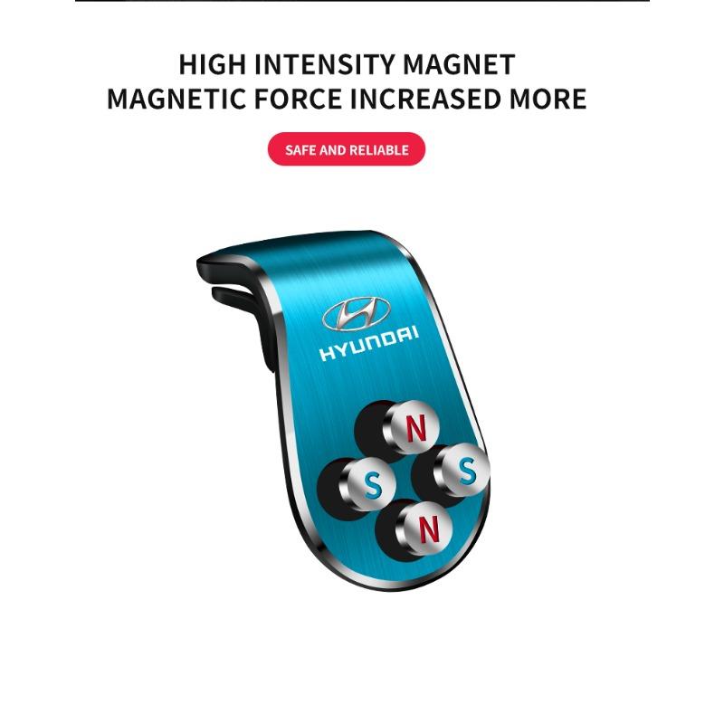 Автомобильный магнитный L-образный автомобильный держатель для телефона с GPS-навигатором Эмблема для Hyundai Mistra Lafesta Elantra Accent IX35 I20 I30 Azera Sonata