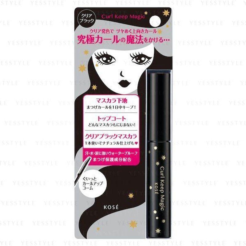 Kose Тушь для ресниц Magic Mascara Clear Black, сохраняющая изгиб