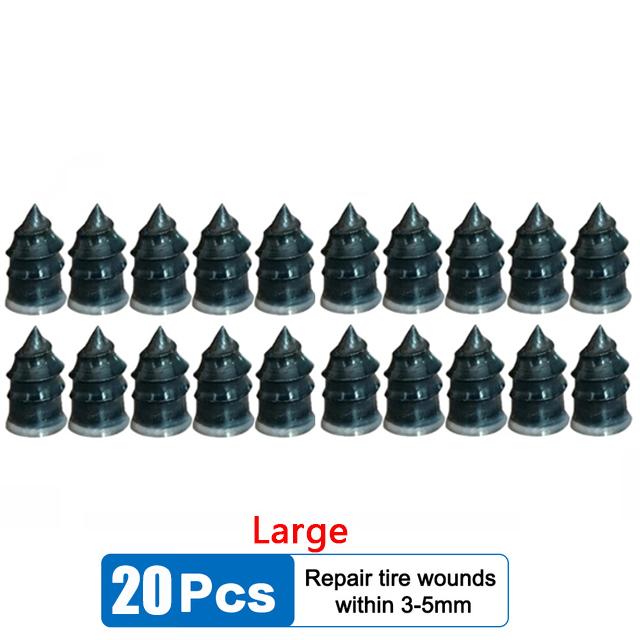 Резиновый гвоздь для вакуумного ремонта шин Гвозди для ремонта мото-автомобильных шин Винт в резиновой заглушке Гвоздь для ремонта бескамерных шин для автомобилей и мотоциклов