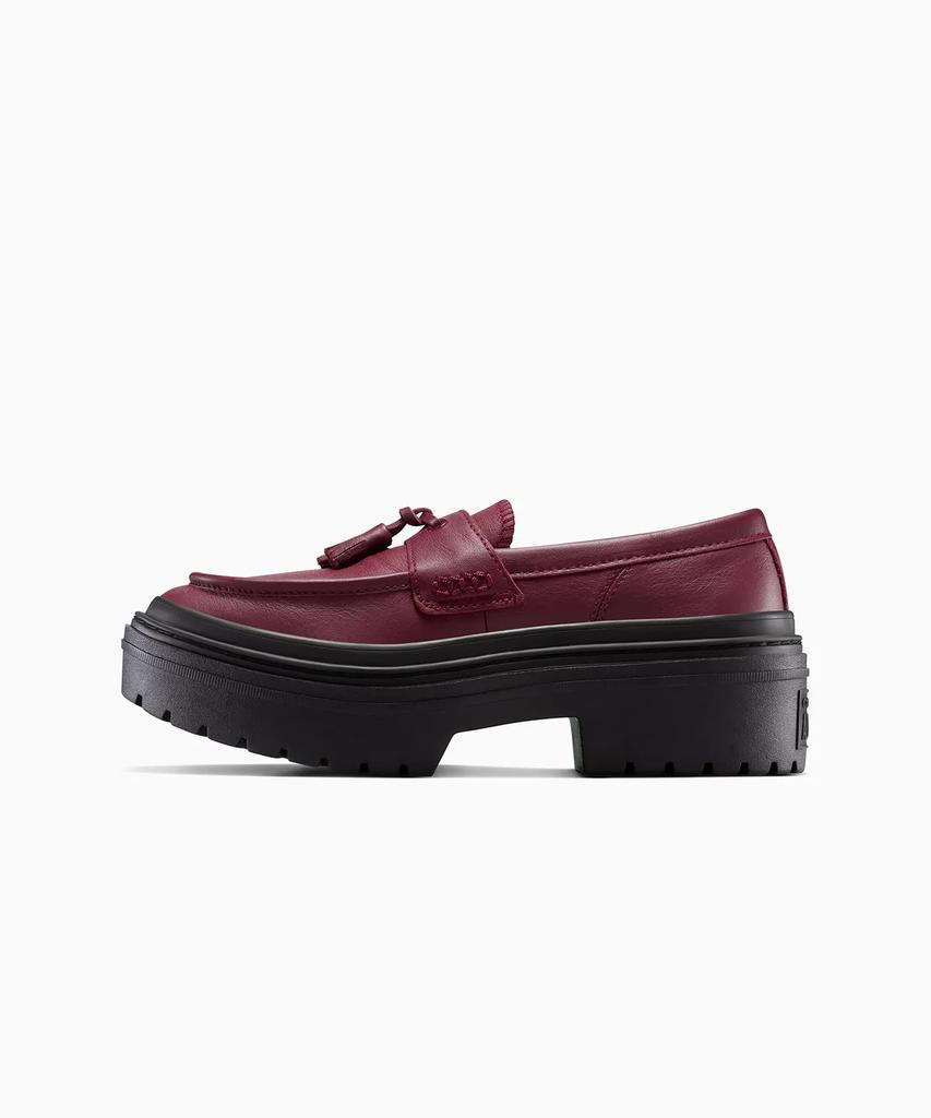 Converse Chuck Taylor All Star Rugged Heel Loafers Leather Deep Bordeaux A14708C