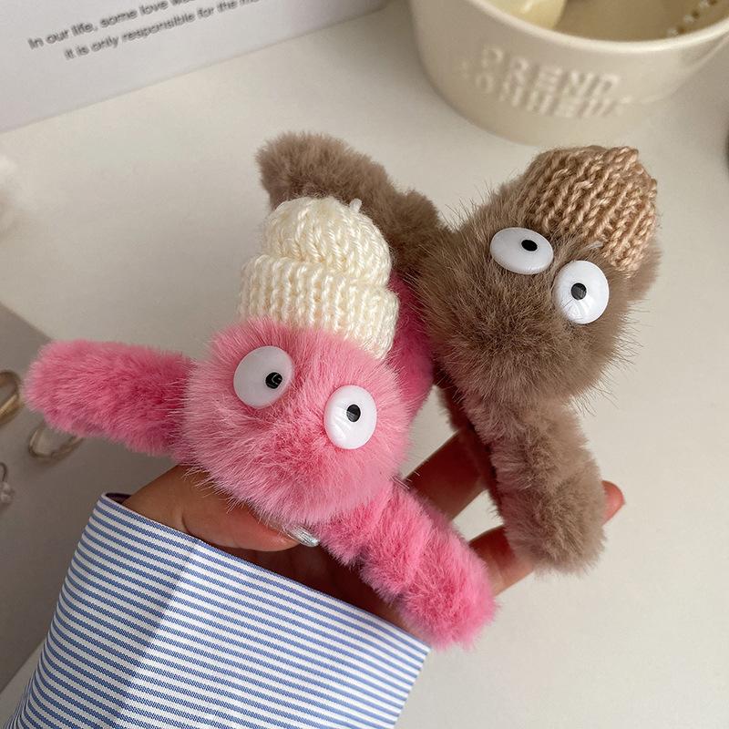 Винтажные плюшевые заколки для волос, модные заколки для волос, заколки для волос, головной убор, аксессуары для волос для женщин, заколки, головной убор с крабами