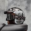 Ретро полуоткрытый мотоциклетный шлем аксессуары для кроссовых мотоциклов мотоциклетный шлем 3/4 ретро шлем зимой