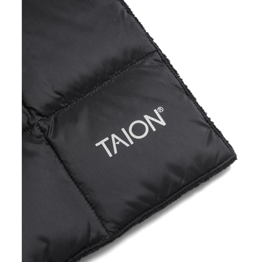 Taion Down Muffler 201A Gray Charcoal