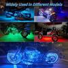 RGB LED Atmosphere Ambient Light Kit Remote APP Control Flexible Waterproof Neon Strip For Car Motorcycle Decorative Lamp 12V