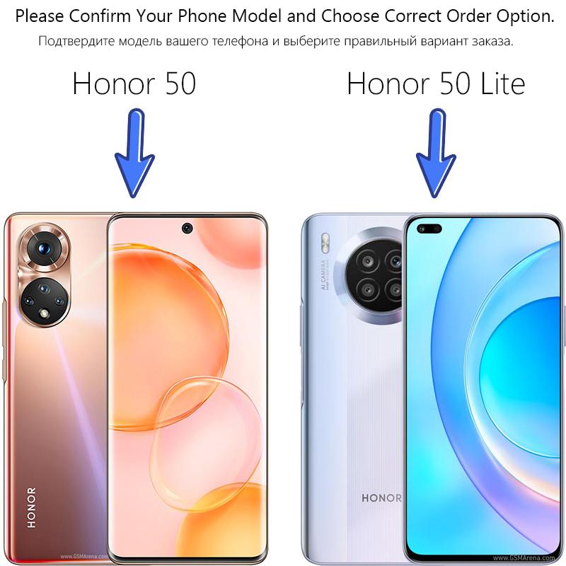 Мягкий жидкий силиконовый чехол для телефона HUAWEI HONOR 50/50 Lite 50Lite/50 Pro с ощущением детской кожи