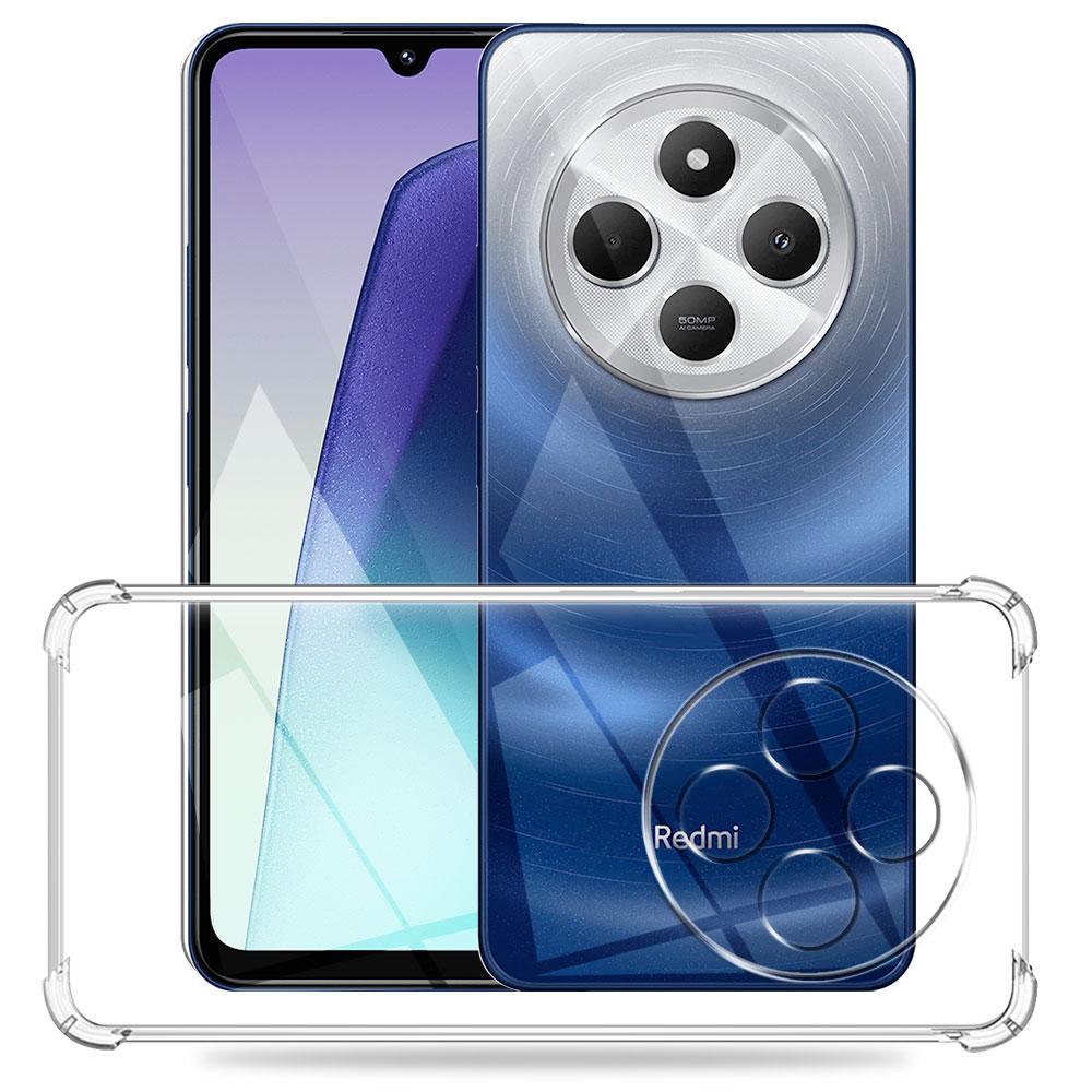 Clear Shockproof Airbag Case For Redmi 14C Poco C75 Soft Silicone Phone Cover For Xiaomi Redmi 14R 5G Protector Crystal Fundas