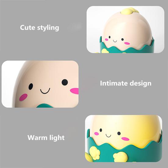 Игрушка-неваляшка в виде динозавра с ночником, успокаивающая музыка, сенсорное развитие, снятие стресса, раннее образование