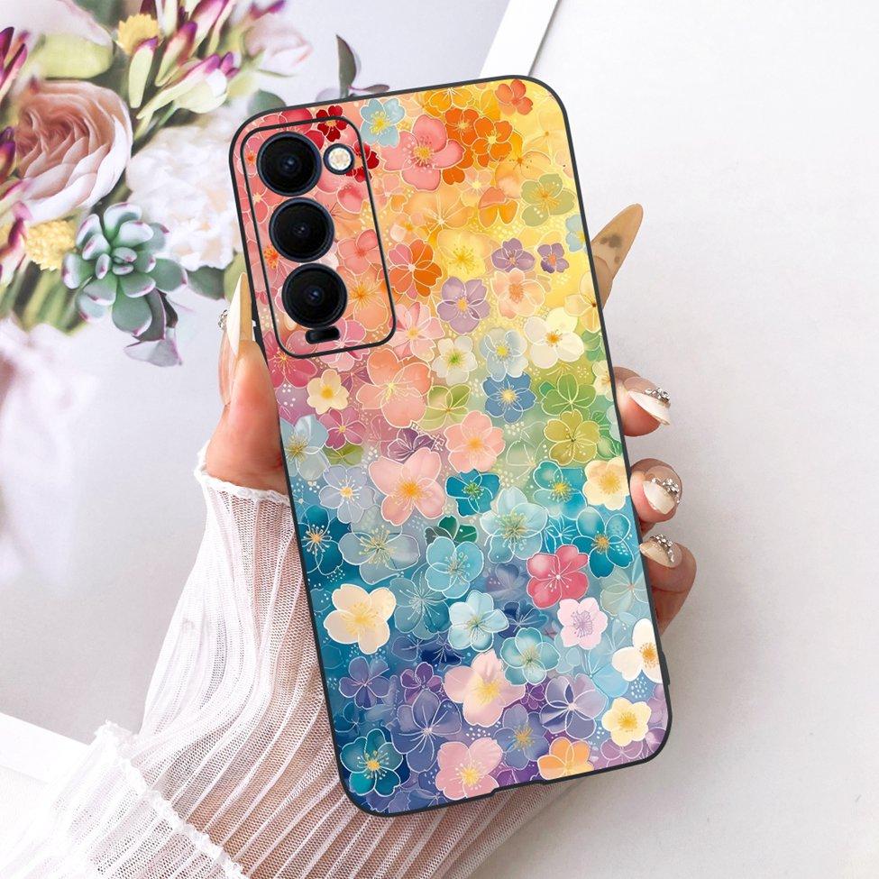 Case For Tecno Camon 18 Cover Cute Cat Fashion Butterfly Funny Painted Casing Tecno CH6 CH6n