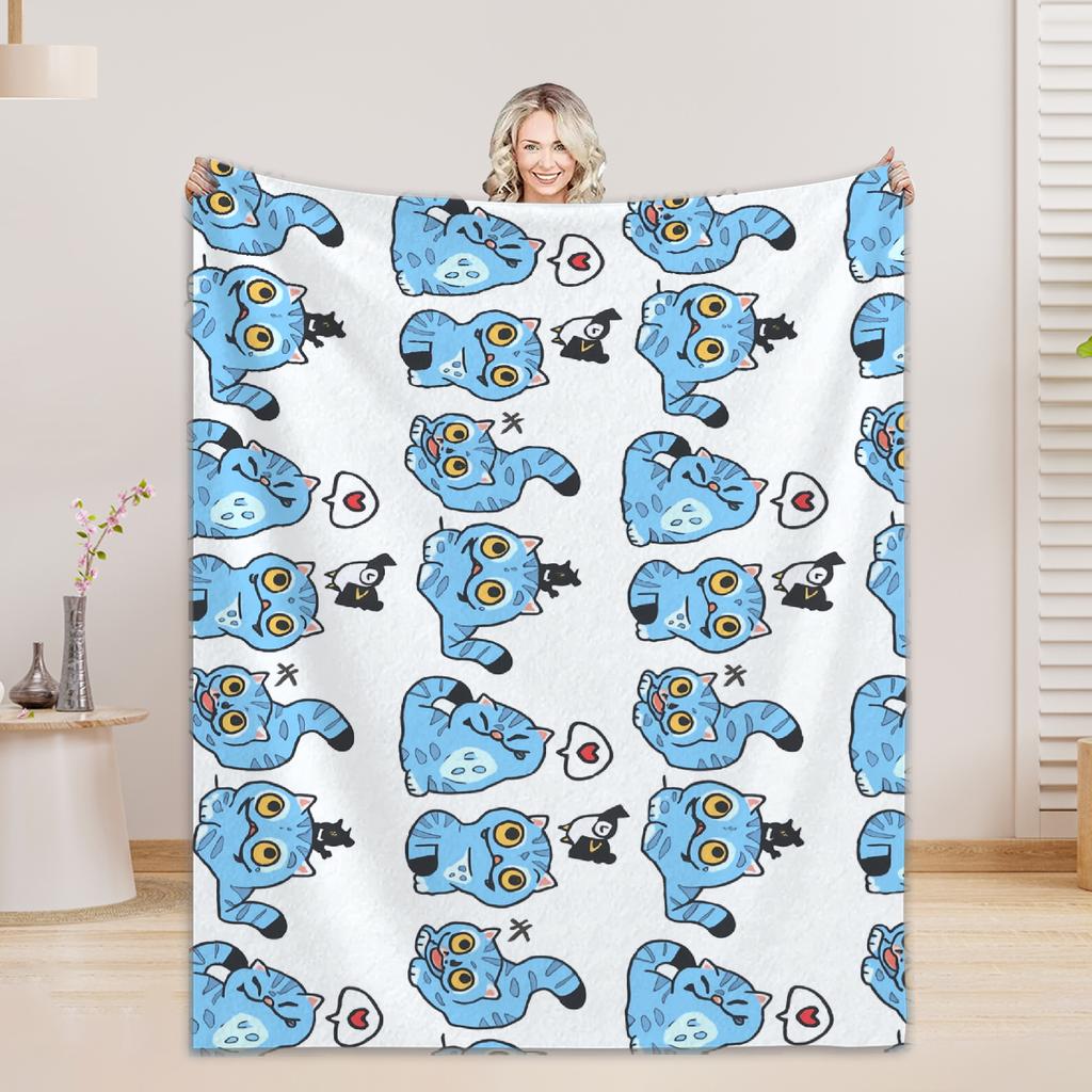 Fashion 3D Blanket K-POP D-Demon H-Hunters Soft Flannel Blanket Warm Comfortable Camping Home Fluffy Soft Blankets For Birthday