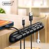 QOOVI Cable Organizer Management Wire Holder Flexible USB Cable Winder Tidy Silicone Clips For USB Cord Mouse Keyboard Earphone Protector