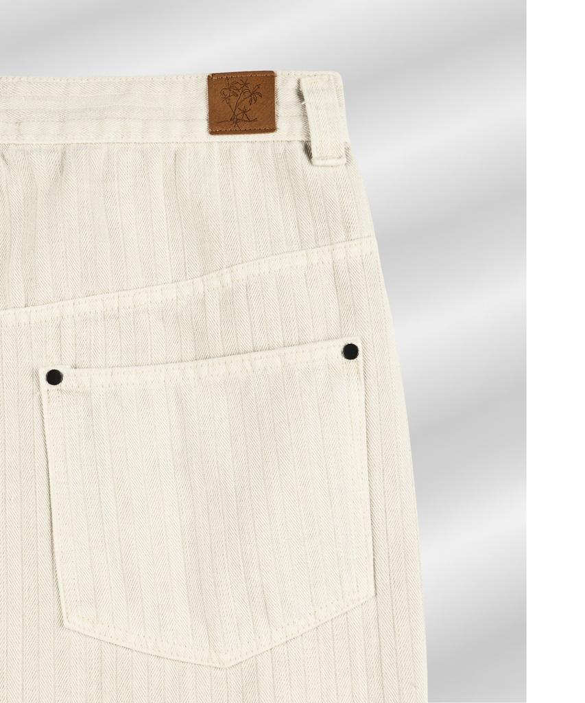 PARADIGMFILM [Ep.01] Dyed Herringbone Double Knee Pants (Ivory)