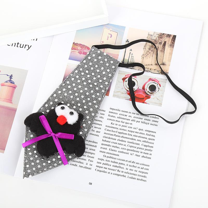 Halloween luminous sequin tie Halloween party props children's dance performance toys trendy luminous elements