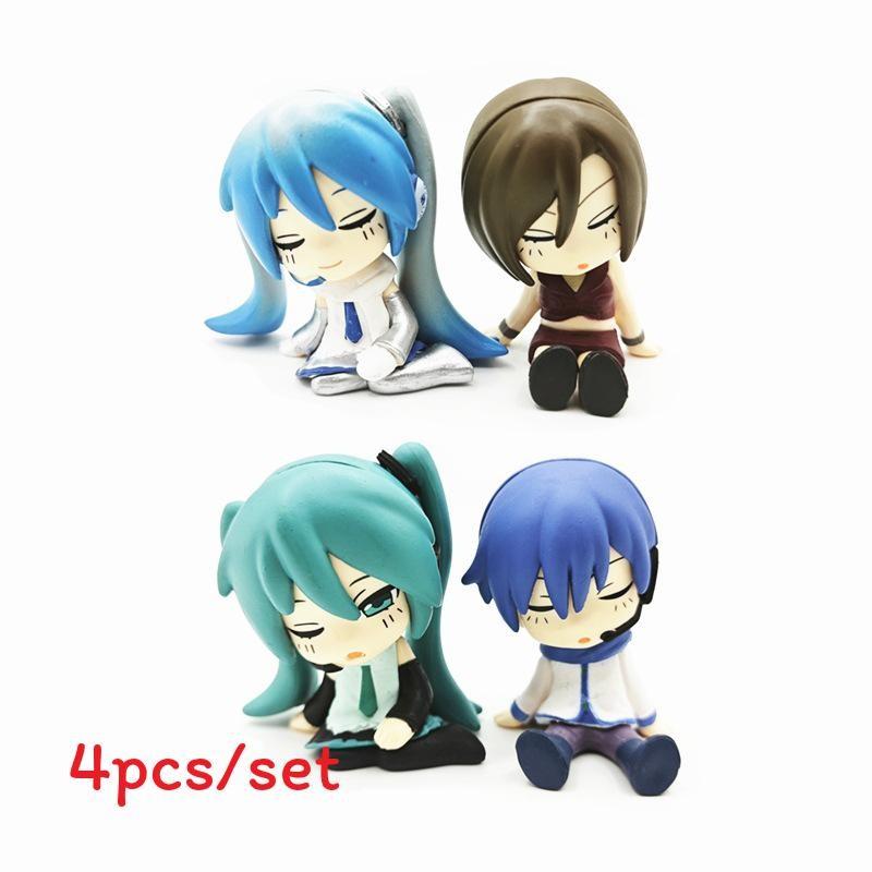 Падающая Мику Хацунэ Спит Мультяшный Дизайн Игрушечная Фигурка Декор для Поклонников и Энтузиастов