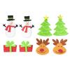 Felt Stickers Christmas Characters 8 Pieces
