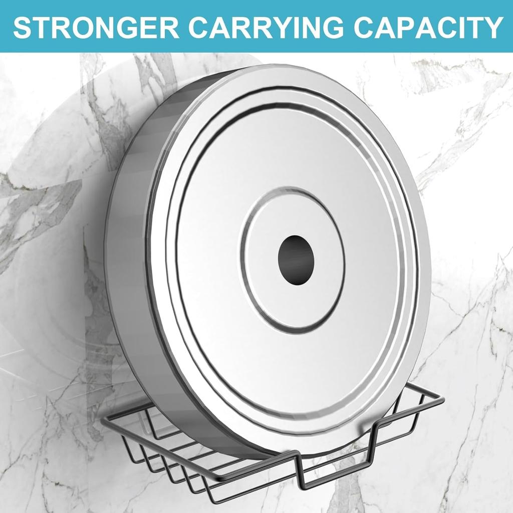 Soap Dish Holder, 304 Rustproof Stainless Steel Soap Holder, Wall Mounted Soap Dish for Kitchen Sponge Holder, Bathroom, Black