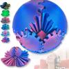 Eye-catching 3D Gear Ball Gear Sphere Deformation Spin Ball Kids Toy 3D Printed Gear Ball Ornament