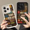 License Plate Pattern Phone Case Shell For Xiaomi 14T 13T Pro Poco X7 F6 X6 Redmi Note 14 13 Pro 12 11 Soft Silicone Shockproof Matte TPU Bumper Cover