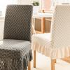 Dining Chair Cover Solid Stretch Chair Protector Cover Slipcover Chair Skirt for Office Wedding Banquet Ceremony Party