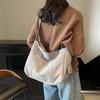 Crossbody Bag, Large Capacity, Solid Color, Simple Student Commuting To Class, Spring 2025 Shoulder Bag, Casual Foreign Style Tote Bag