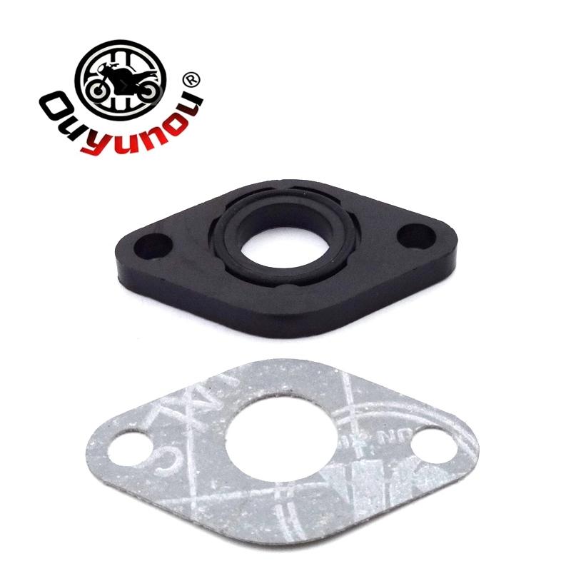Ouyunou 17mm Carburetor Carb Intake Gasket For GY6 50cc Moped Scooter Parts