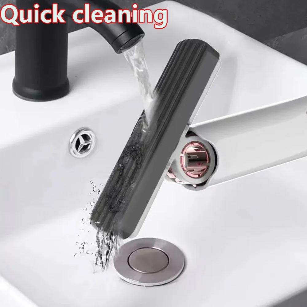 8/24 шт. Мини-швабра с отжимом, мини-швабра, инструменты для уборки кухни и автомобиля, швабры с функцией самоотжима, складные швабры для уборки дома и мытья пола