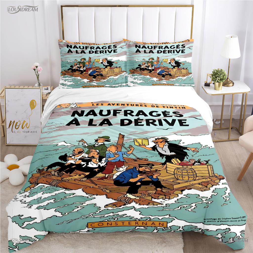 Comforter Casal Cartoon Dog Funny All Season Comforter Bedding Sets Soft And S Single/Double/Queen/King