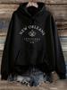 Fashionable And Pattern-Printed Women'S Fashion Hoodie Sweatshirt, with Drawstring Hood Pullover Sweatshirt, Casual And Elegant Ka