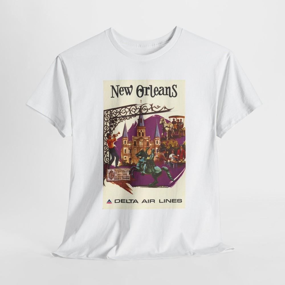 Vintage Airline Playing Cards Graphic Unisex T-shirt Tee, Aviation Lover Gift, Retro