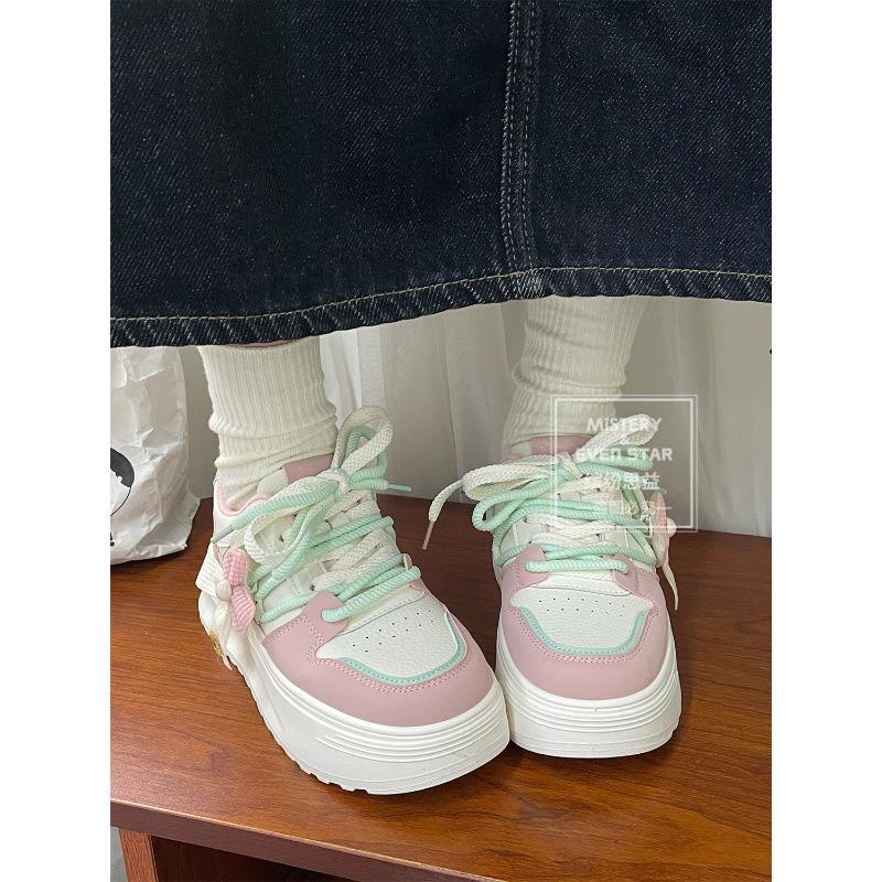 New Products Are On Sale In Autumn, New Thick-soled Little White Shoes, Female Students' Versatile Casual Board Shoes 2839