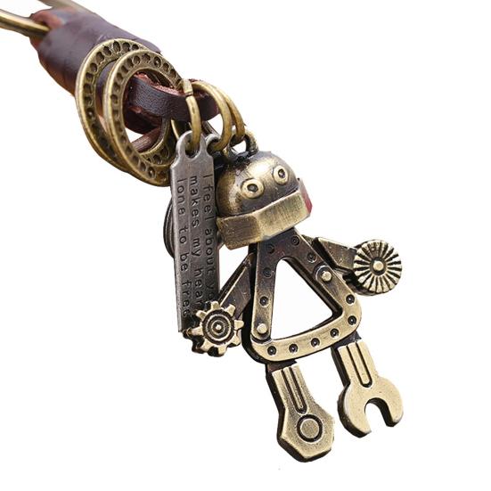 Миниатюрный Робот В Стиле Ретро Миниатюрный Робот Ретро Ключ Кулон Подарки