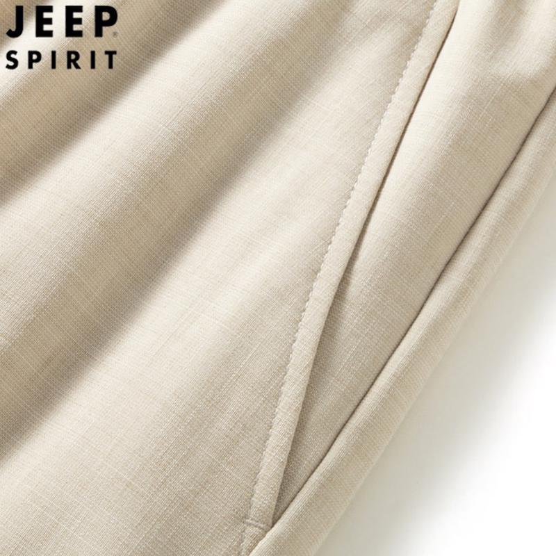 Мужские повседневные брюки прямого кроя JEEP SPIRIT из лиоцелла и льна
