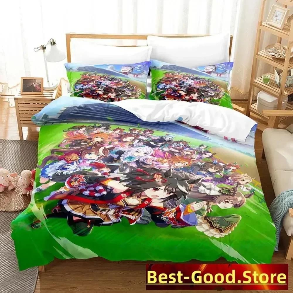 Pretty Derby Bedding Set Duvet Cover Sheet Printed Bed Set Pillowcase Bed Full Queen King Size Comforter Bedroom