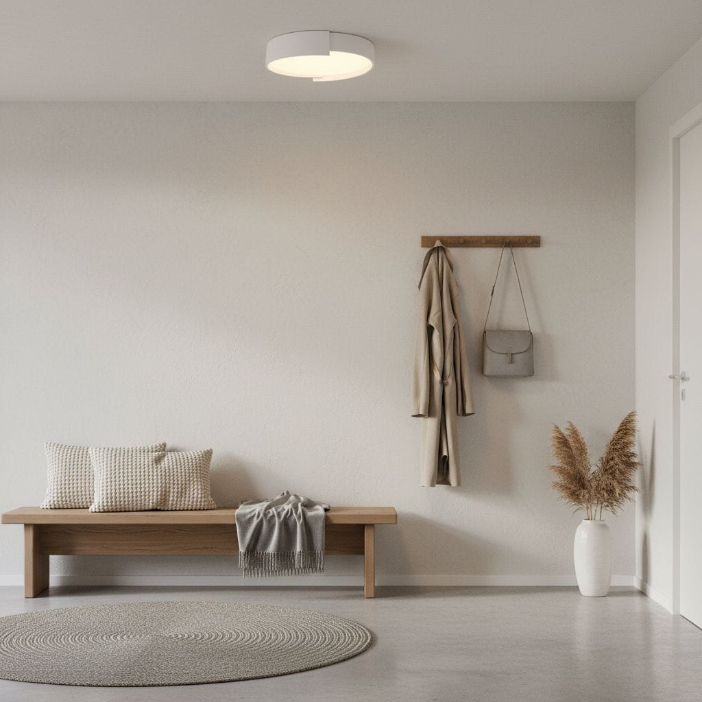 Acanto - Large modern ceiling lamp 40cm LED 30W white