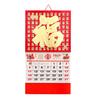2026 Chinese Wall Calendar Traditional Lunar Monthly Calendar The Year of Horse Hanging Calendar for Chinese New Year Home Office Wall Hanging Decor