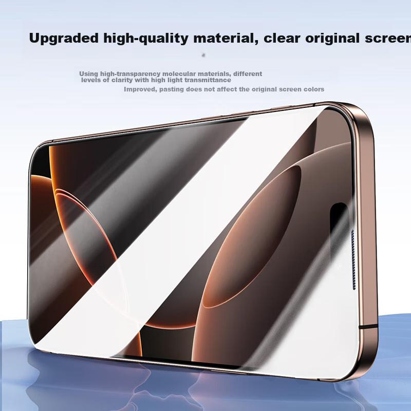 2 Full-Screen HD Film IPhone 16 Tempered Glass Screen Protector, Apple 16 Phone Film, Full Coverage Ultra-CleDust-Proof Shockproof Protective Film