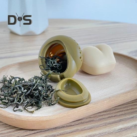 Ситечко для чая креативной формы, силиконовый заварочный чайник, пищевой мелкий сетчатый фильтр для чайных листьев для домашней кухни