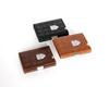 EXENTRI Eccentric Wallet EX024 Genuine Leather Trifold Wallet Mini Wallet RFID Blocking Compact Mini Wallet Cowhide Leather Small Wallet Men Women